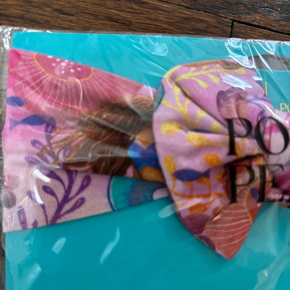 Posh Peanut The Little mermaid zip ruffle pajamas and Headwrap for Kids 2t - Picture 7 of 8
